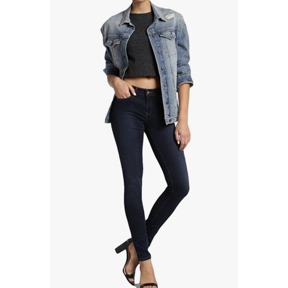 SkinnyJeans Denim - Mavi Alexa Mid Rise Skinny Jeans Deep Sateen Shanti 32